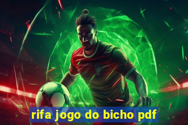 rifa jogo do bicho pdf